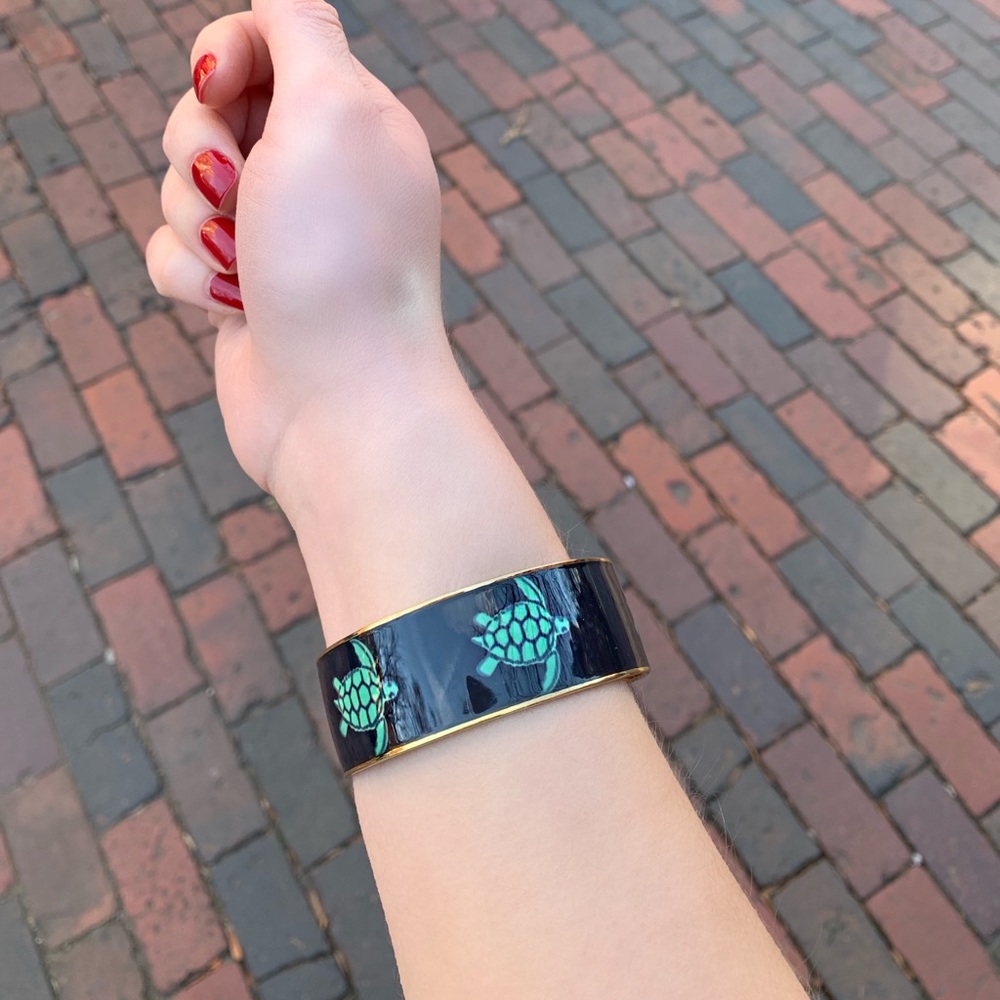 J.Crew Turtle Enamel Bangle